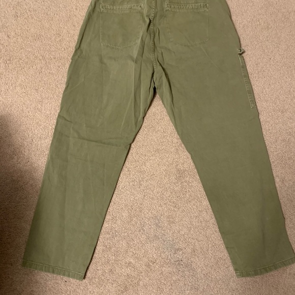Zara light khaki tie waist jeans - Picture 4 of 5